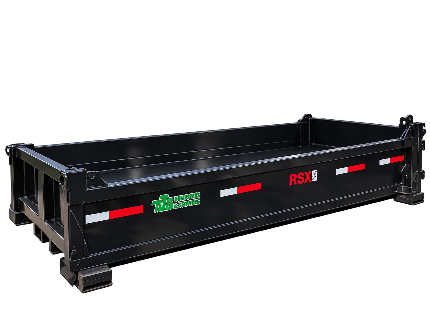 7 yard low profile concrete container rated for heavy material